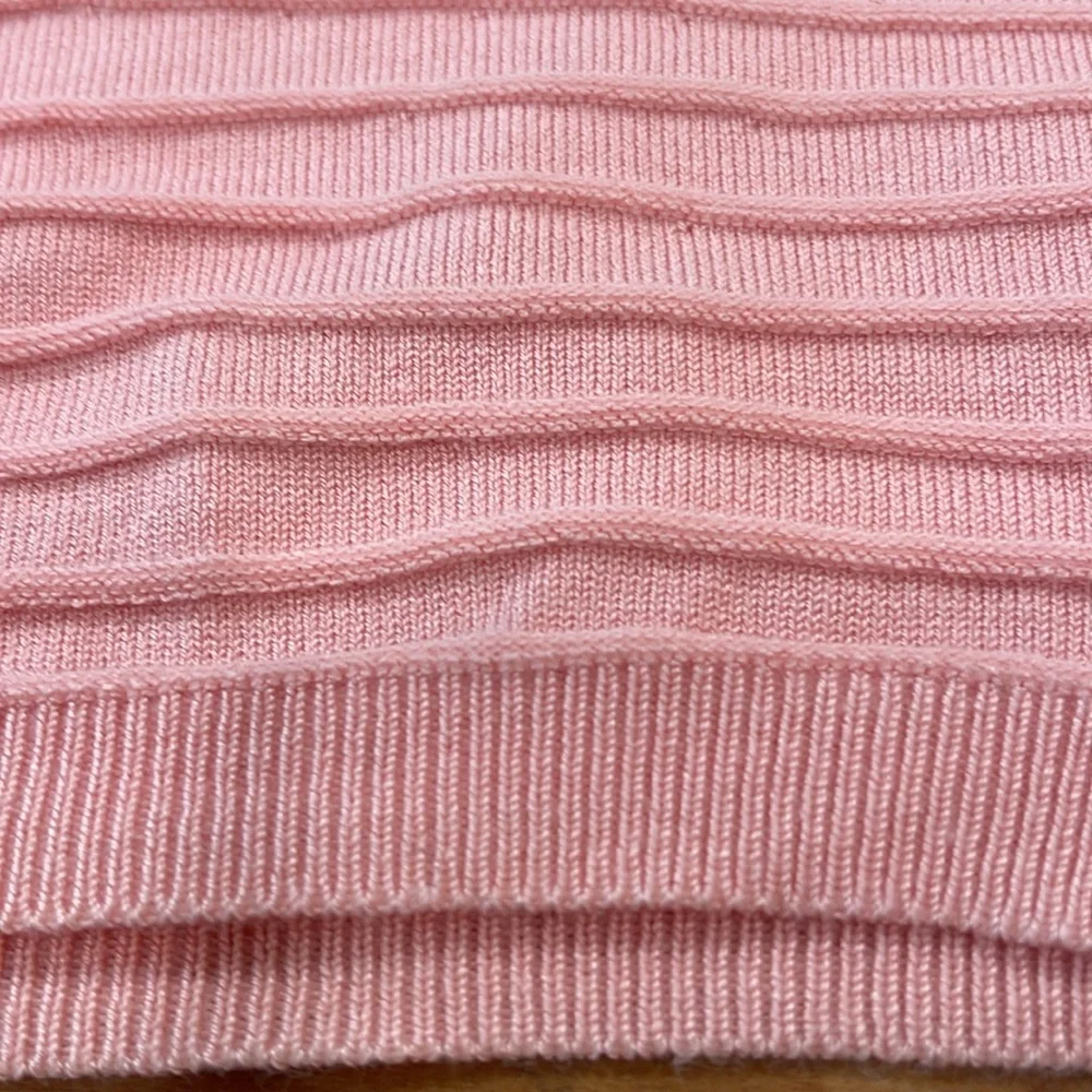 Pink‎ Ribbed Crop Top - Picture 6 of 7